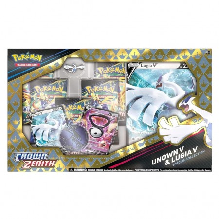 Cartas Pokemon Tcg: Crown Zenith Special Collection Box - Unown V & Lugia V (1858)