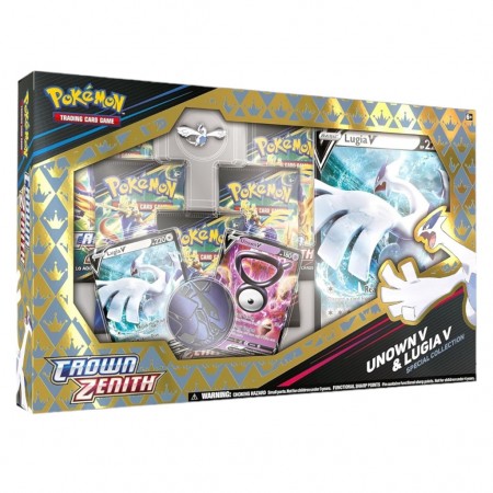 Cartas Pokemon Tcg: Crown Zenith Special Collection Box - Unown V & Lugia V (1858)