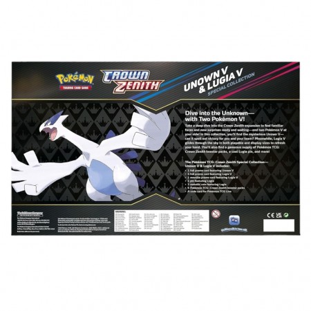 Cartas Pokemon Tcg: Crown Zenith Special Collection Box - Unown V & Lugia V (1858)