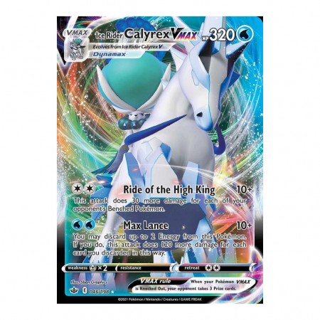 Cartas Pokemon Tcg: League Battle Deck - Ice Rider Calyrex Vmax (0424)