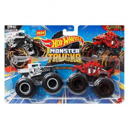 Hot Wheels Monster Trucks 2-pack - Bone Shaker & Skelesaurus (hwn53)