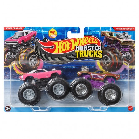 Hot Wheels Monster Trucks 2-pack - Dodge Charger & Rodger Dodger (jcc79)