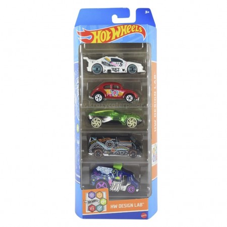 Carrinhos Hot Wheels 5-pack - Hw Design Lab (hly72)