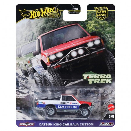 Carro Hot Wheels Premium: Terra Trek 3/5 - Datsun King Cab Baja Custom (6617)