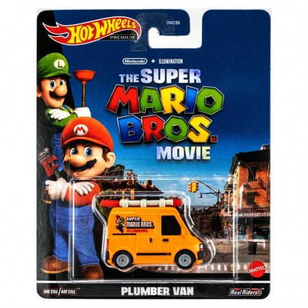 Carro Hot Wheels Premium The Super Mario Bros. Movie - Plumber Van (7815)