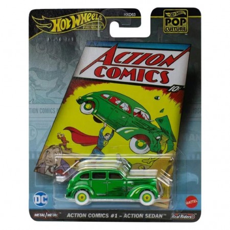 Carro Hot Wheels Premium: Dc Action Comics #1 - Action Sedan (5332)