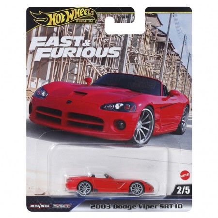 Carro Hot Wheels Premium: Fast & Furious 2/5 - 2003 Dodge Viper Srt10 (3479)