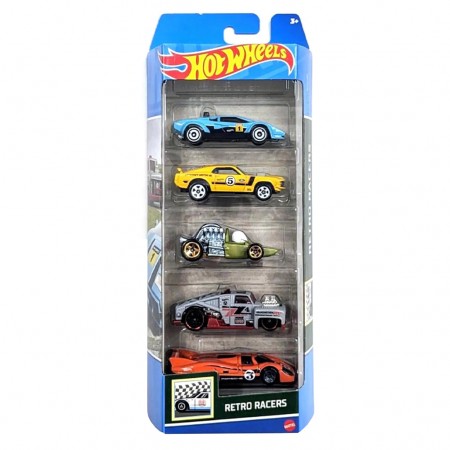 Carrinhos Hot Wheels 5-pack - Retro Racers (htv50)