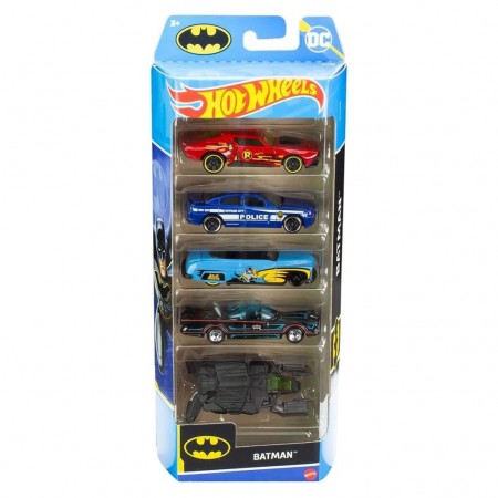 Carrinhos Hot Wheels 5-pack - Batman (hly68)