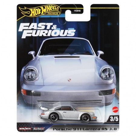 Carro Hot Wheels Premium: Fast & Furious 3/5 - Porsche 911 Carrera Rs 3.8 (5771)