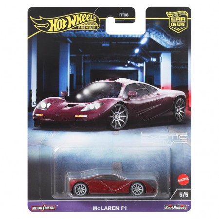 Carro Hot Wheels Premium Car Culture: Exotic Envy 1/5 - Mclaren F1 (0286)