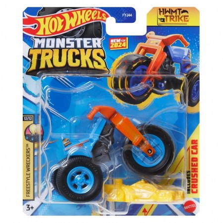Hot Wheels Monster Trucks: Freestle Wreckers 12/12 - Hwmt Trike (htm37)