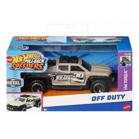Carro Hot Wheels Pullback Speedsters: Hw Torque 02/03 - Off Duty (hwh41)
