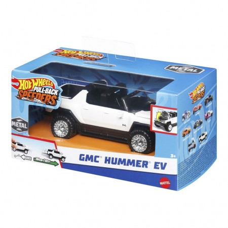Carro Hot Wheels Pullback Speedsters: Hw Race Day 01/04 - Gmc Hummer Ev (hpr86)