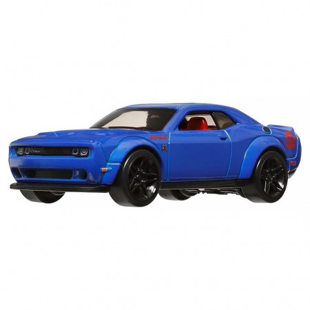 Carro Hot Wheels Pullback Speedsters: Muscle Mania 03/03 - Dodge Challenger R/t Scat Pack (hwh39)
