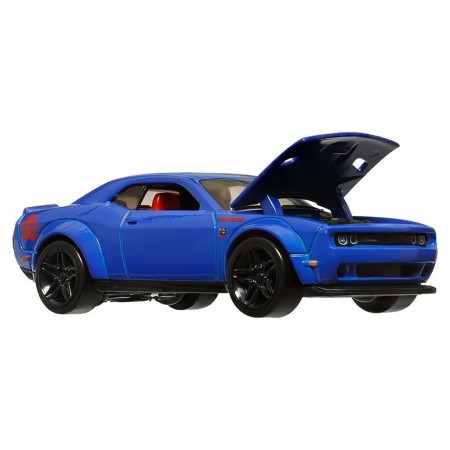 Carro Hot Wheels Pullback Speedsters: Muscle Mania 03/03 - Dodge Challenger R/t Scat Pack (hwh39)