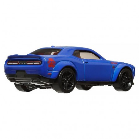 Carro Hot Wheels Pullback Speedsters: Muscle Mania 03/03 - Dodge Challenger R/t Scat Pack (hwh39)