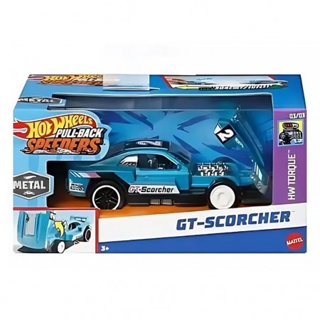 Carro Hot Wheels Pullback Speedsters: Hw Torque 03/03 - Gt-scorcher (hpr81)
