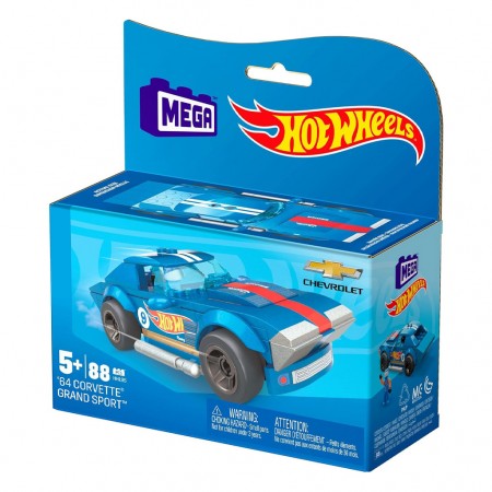 Carro Hot Wheels: Mega - '64 Corvette Grand Sport (1371)