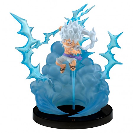 Esttua Banpresto One Piece World Collectable - Monkey D. Luffy (gear 5)