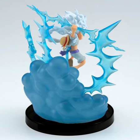 Esttua Banpresto One Piece World Collectable - Monkey D. Luffy (gear 5)