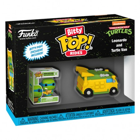 Funko Bitty Pop Rides Teenage Mutant Ninja Turtles And Van - Leonardo 05
