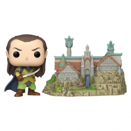 Funko Pop Town The Lord Of The Rings - Elrond With Rivendell 1747