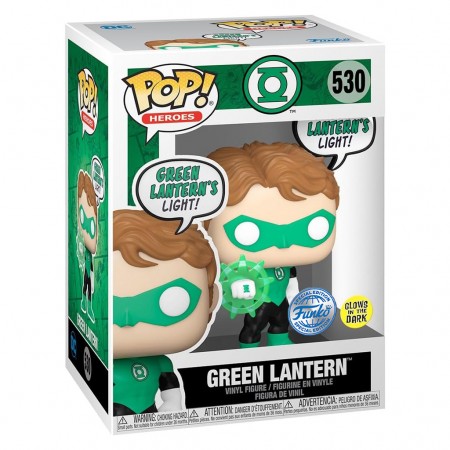 Funko Pop Heroes Dc Comics - Green Lantern 530 (glows In The Dark)