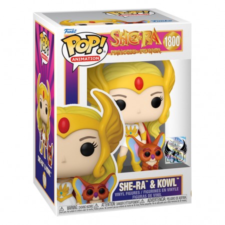 Funko Pop Animation She-ra Princess Of Power 40th Anniversary - She-ra & Kowl 1800