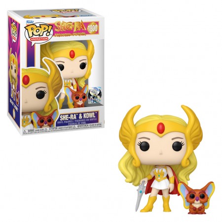 Funko Pop Animation She-ra Princess Of Power 40th Anniversary - She-ra & Kowl 1800