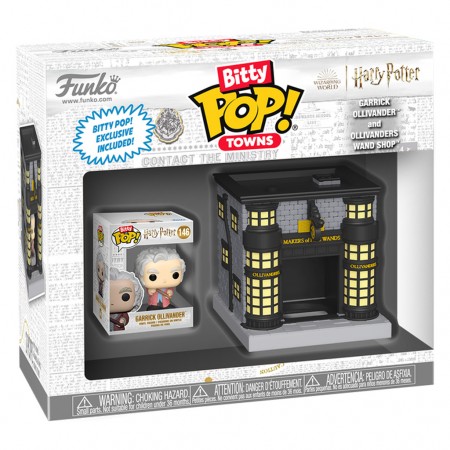 Funko Bitty Pop Towns: Harry Potter - Garrick Ollivander And Ollivander Wand Shop (83627)