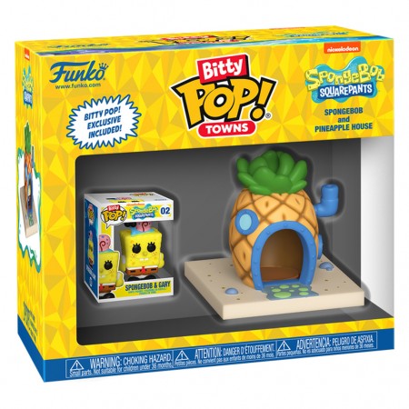 Funko Bitty Pop Towns: Sponge Bob Squarepants - Spongebob And Pineapple House (83638)