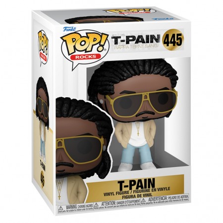 Funko Pop Rocks T-pain - T-pain (rappa Ternt Sanga) 445