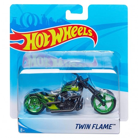 Moto Hot Wheels 1/18 - Twin Flame (x7722)