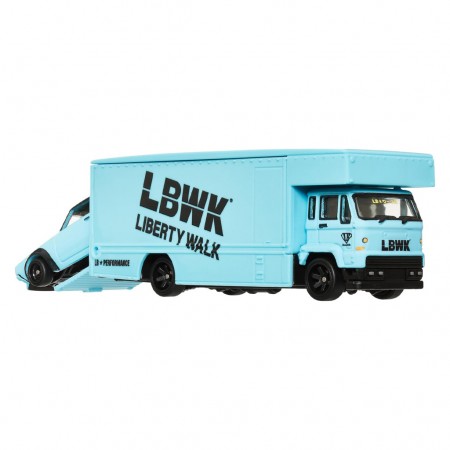 Carro Hot Wheels Premium Car Culture: Team Transport - Nissan Skyline 2000gtr Lbwk & Fleet Flyer (6259)