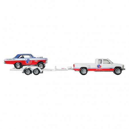 Carro Hot Wheels Premium Car Culture: Team Transport - '63 Chevy Nova & '88 Chevy Silverado 3500 Hrv42 (6211)