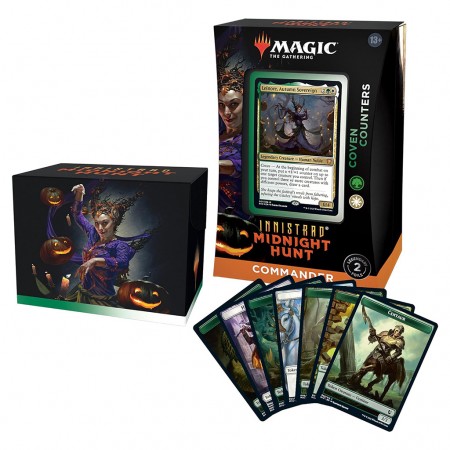 Cartas Magic: The Gathering - Innistrad: Midnight Hunt Commander Deck - Coven Counters (98715)