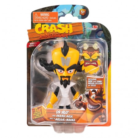 Boneco Crash Bandicoot - Dr. Neo & Ukauka Mask (812157)