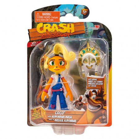 Boneco Bandai Crash Bandicoot - Coco With Mask (812140)