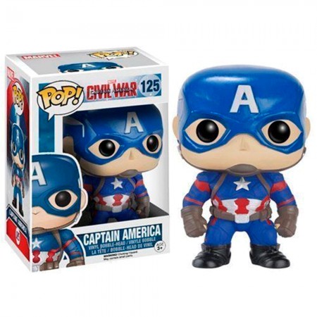 Funko Pop Marvel Captain America Civil War - Captain America 125
