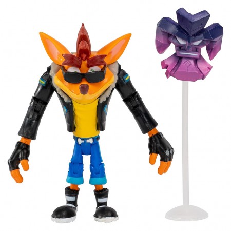 Boneco Bandai Crash Bandicoot - Crash Bandicoot With Akano Mask (812164)