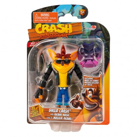 Boneco Bandai Crash Bandicoot - Crash Bandicoot With Akano Mask (812164)