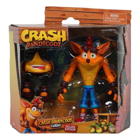 Boneco Bandai Deluxe Crash Bandicoot - Crash Bandicoot Classic (811549)