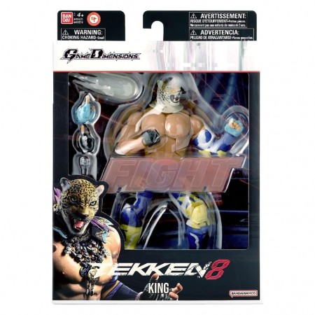 Boneco Bandai Game Dimensions Tekken 8 - King (40674)