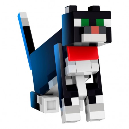 Boneco Mattel Minecraft Diamond Level - Tuxedo Cat (3875)