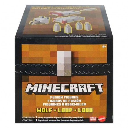 Boneco Mattel Minecraft Fusion Figures - Wolf (gvv16)