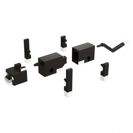 Boneco Mattel Minecraft Fusion Figures - Tuxedo Cat (2310)