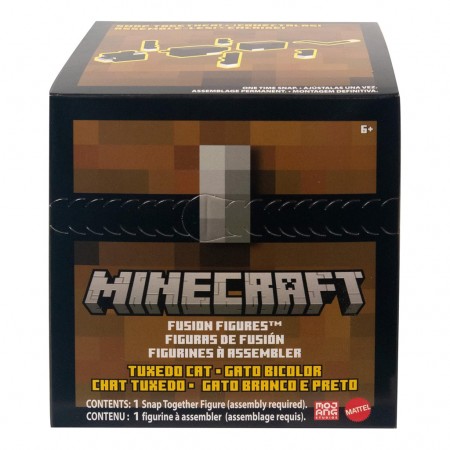 Boneco Mattel Minecraft Fusion Figures - Tuxedo Cat (2310)