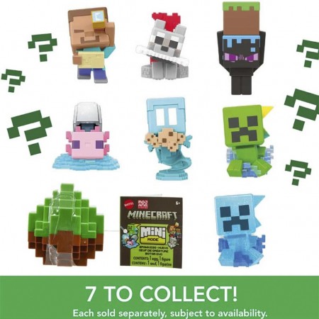 Boneco Mattel Minecraft Mini Mode Spawn - Mystery (hxt67)