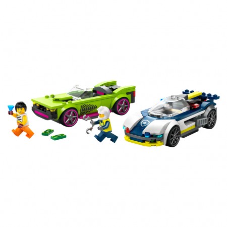 Lego City Police Car And Muscle Car Chase 60415
